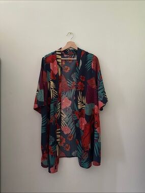 Multicolor kimono
